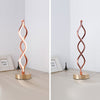 24W LED Strip Table Light 110V/220V Desk Lamp Spiral Acrylic Art Table Lamps Indoor Reading Lighting Lamp Decoration Table Light