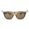 Oversized Cat Eye Sunglasses Women Brand Designer Head Luxury Sun Glasses For Womens Gold Retro Woman Sunglass Shades