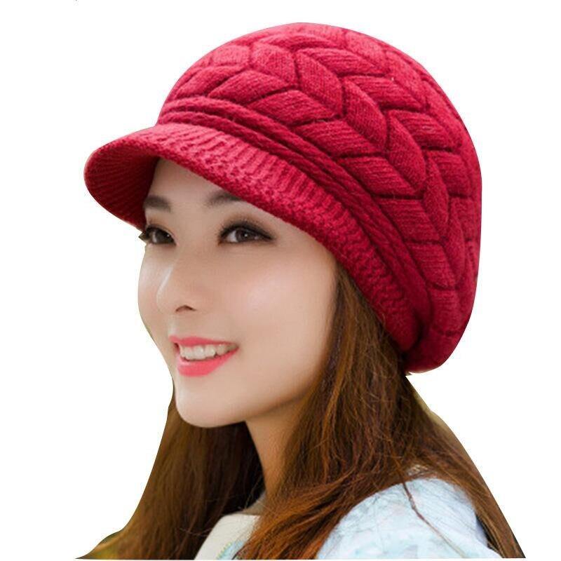 Winter Beanies Knit Women's Hat Winter Hats For Women Ladies Beanie Girls Skullies Caps Bonnet Femme Snapback Wool Warm Hat 2018 - Surprise store