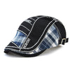 JAMONT 100% Cotton Casual Beret Visor Caps for Men Women Spring Summer Cabbie Newsboy Hat British Retro Cap Casquette Adjustable