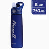 750/600ML Outdoor Travel Portable Drinkware Tritan Plastic Whey Protein Powder Sport Shaker Bottle For Water Bottles With Straw
