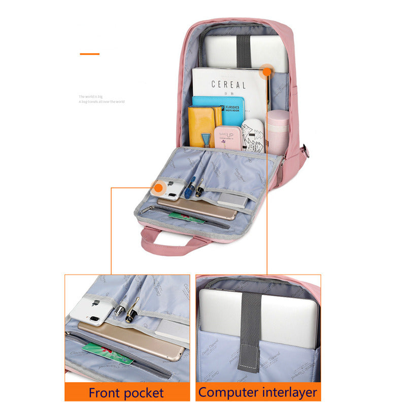 2020 New Waterproof Nylon Kids Backpack Girls For Middle School Students Travel Shoulder Backpacks Children Schoolbags Women Bag