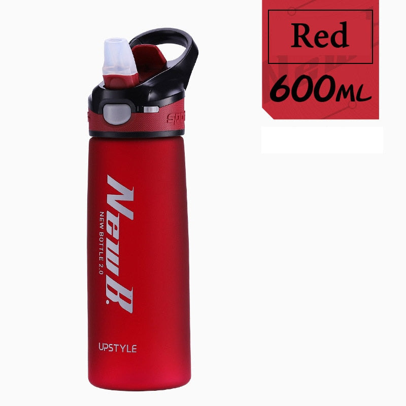 750/600ML Outdoor Travel Portable Drinkware Tritan Plastic Whey Protein Powder Sport Shaker Bottle For Water Bottles With Straw