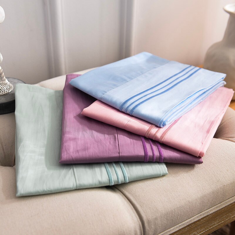 Embroidery Sleep Pillowcase Pillow Case Egyptian Cotton 600TC Good Quality Home Pillow Cover Multiple colors available #sw