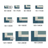 Blue White Striped Carpet Rugs For Living Room Bedroom Area Rug Nordic Style Coffee Table Tapete Bedside Anti-Slip Floor Mats - Surprise store