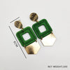 Dandie Fashionable knitting with metallic earrings, personality, trend, female fashion accessories - Surprise store