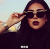 Oversized Cat Eye Sunglasses Women Brand Designer Head Luxury Sun Glasses For Womens Gold Retro Woman Sunglass Shades