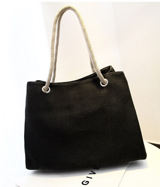 SGARR Fashion Women Cotton Fabric Handbags Luxury Designer Ladies Shoulder Bag Large Capacity Female Casual Tote Messenger Bags