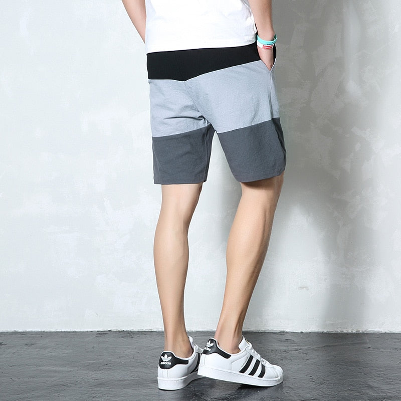 Varsanol Compression Shorts Men Summer Shorts for Men Cotton Casual Shorts Homme Striped Men Clothes Bermuda Masculina 4XL