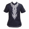 Mr Hunkle Embroidery Summer t-shirt Mandarin Collar Short Sleeve Men's Top Tee Smooth Casual African Traditional Dashiki Shirt - Surprise store