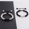 OIQUEI Handmade Women Men Charm White Black Red Natural Stone briaded Bracelets with Macrame for Fashion Jewelry Drop Shipping