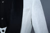 PYJTRL Brand Three Piece Wedding Fashion Brazer Suit Slim Fit Tuxedos For Men Shawl Lapel White Jacquard Prom Party Wear