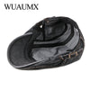 Wuaumx Casual Spring Summer Berets Hat Men Women Denim Newsboy Caps Visors Cotton Cabbie Herringbone Cap Duckbill Ivy Flat Cap