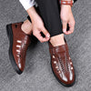 2020 Classic Men Sandals High Quality Genuine Leather Sandals Men Outdoor Casual Shoes Breathable Fisherman Shoes Plus Size 48