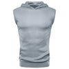 Men Hot Summer Muscle Hoodie Tank Tops Sleeveless Bodybuilding Gym Workout Fitness Shirts Vest Tops Men's Clothing - Surprise store
