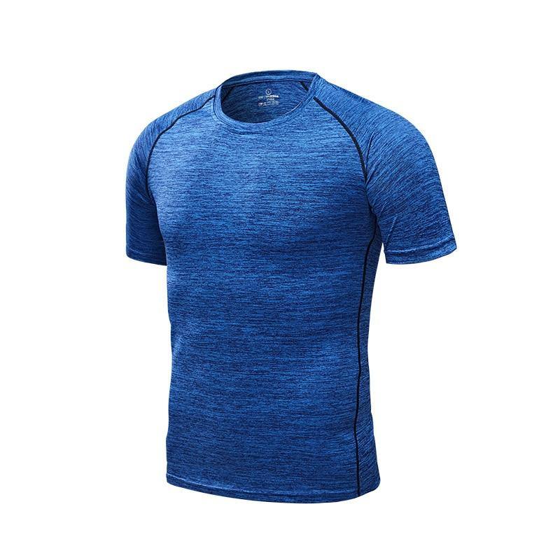 Men's Running T-Shirts, Quick Dry Compression Sport T-Shirts, Fitness Gym Running Shirts, Soccer Shirts Men's Jersey Sportswear - Surprise store