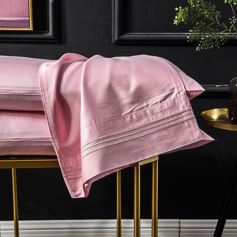 Embroidery Sleep Pillowcase Pillow Case Egyptian Cotton 600TC Good Quality Home Pillow Cover Multiple colors available #sw