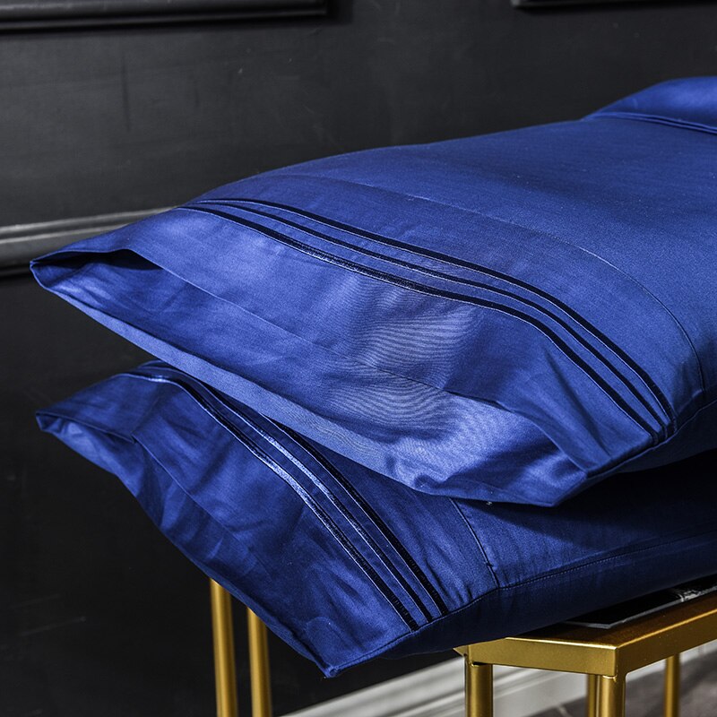 Embroidery Sleep Pillowcase Pillow Case Egyptian Cotton 600TC Good Quality Home Pillow Cover Multiple colors available #sw