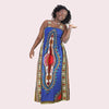 Sexy Backless Dress Summer Dashiki Casual Sundress Beach Women Plus Size Sexy Dress Vestidos De Playa african dresses for women