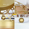 High Quality Simple Warm Golden Table Lamps Retro Creative American Style Lighting For Bedroom Foyer Hotel Decorative Lights