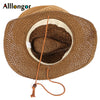 Western Cowboy Hat Men Panama Outdoor 2021 Summer Beach Cap Women Sombrero Vaquero Hombre Chapeu Wide brim Men's Straw Sun Hat