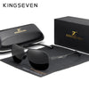 KINGSEVEN 2021 Brand Men Aluminum Sunglasses Polarized UV400 Mirror Male Sun Glasses Women For Men Oculos de sol