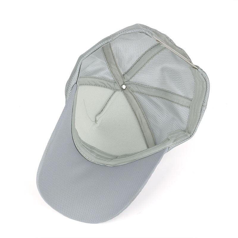 JOYMAY Men Women Summer Snapback Quick Dry Mesh Baseball Cap Sun Hat Bone Breathable Hats B447