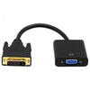 Full HD 1080P DVI-D to VGA Adapter 24+1 25Pin Male to 15Pin Female Cable Converter for PC Computer HDTV Monitor Display - Surprise store