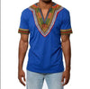 2018 Fashion Mens African Clothes Tops Tee Shirt Homme Africa Dashiki Dress Clothing Brand Casual Short Sleeve T Shirt for Men - Surprise store