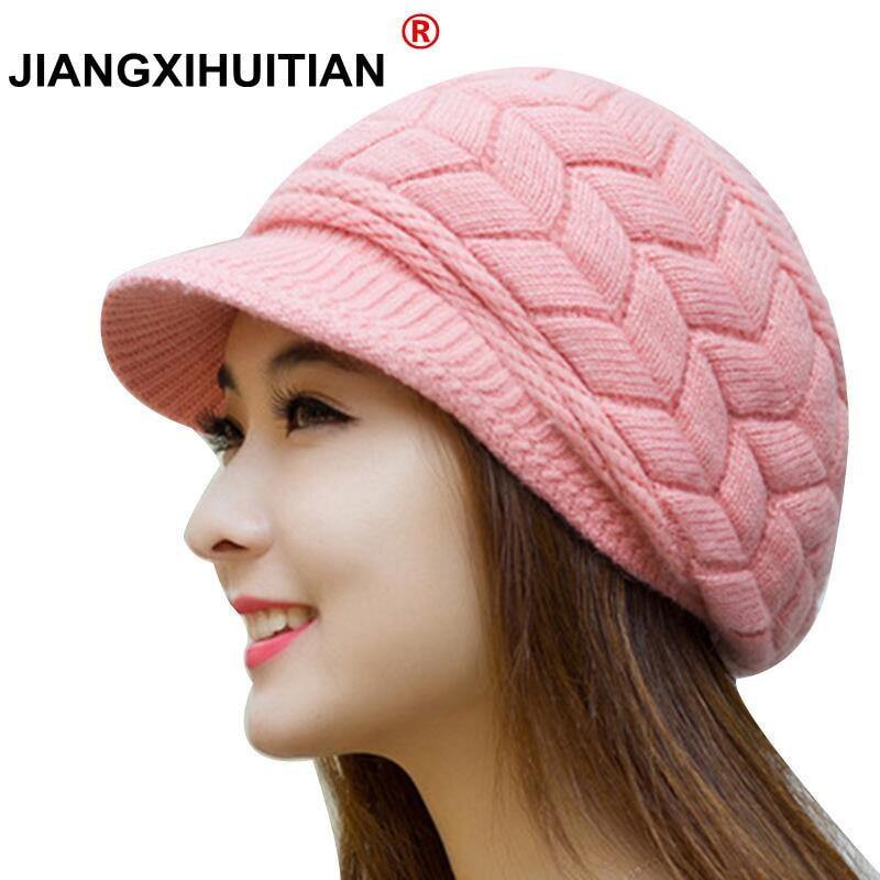 Winter Beanies Knit Women's Hat Winter Hats For Women Ladies Beanie Girls Skullies Caps Bonnet Femme Snapback Wool Warm Hat 2018 - Surprise store