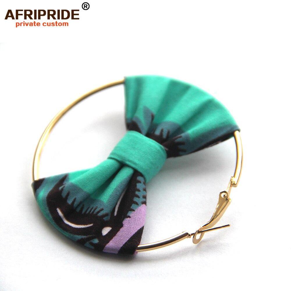 african fashion style earring for women AFRIPRIDE handmade ankara print women ear wear A1928002 - Surprise store