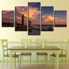 Modern Printed Pictures HD Modular Posters 5 Panels Seaside Landscape Home Decoration Tableau Wall Art Cuadros Canvas Paintings