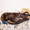 Big Size 48 Men Leather Sandals Summer Classic Men Shoes Slippers Soft Sandals Men Roman Comfortable Outdoor Walking Footwear