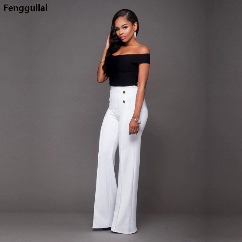 Hot Women Casual Harem Long Pants High Waist Elastic High Waist Cropped Length Ol Trousers Solid Black White Wine Red - Surprise store