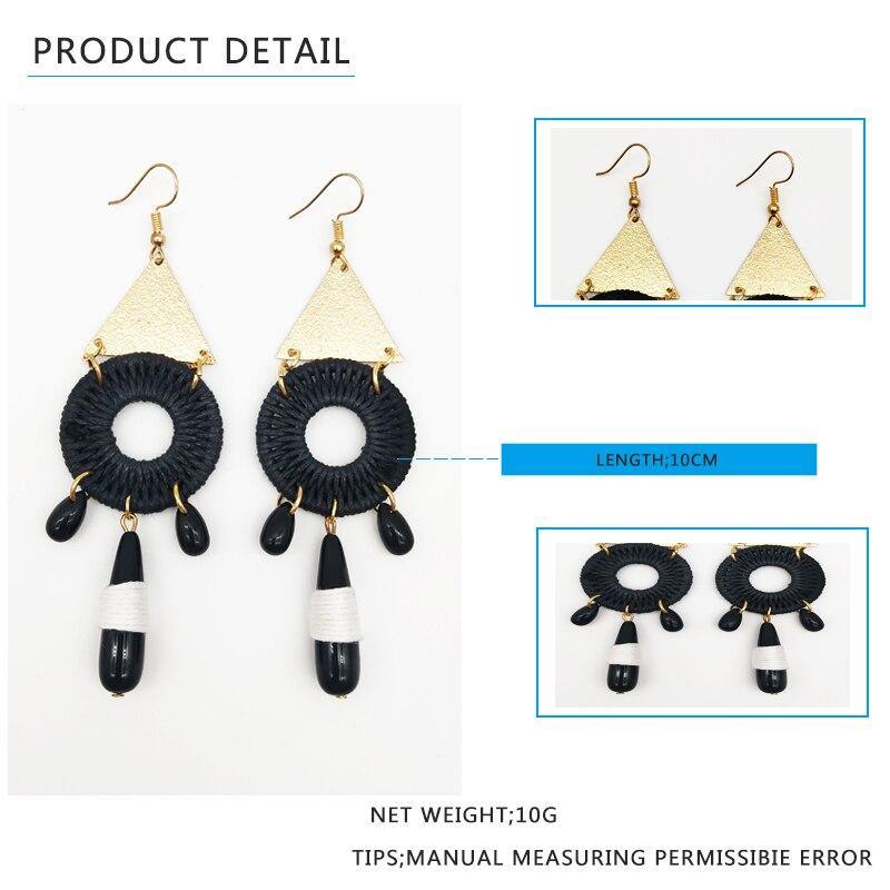 Dandie Stylish braided coil earrings, geometric metal, pop, punk, rock feminine accessories - Surprise store