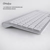 2.4G Wireless Thin Keyboard and Rechargeable Mouse Combo English/Russian letters Keyboard set Silent key For Computer laptop PC - Surprise store