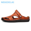 Summer Sandals Men Leather Classic Roman Sandals 2020 Slipper Outdoor Sneaker Beach Rubber Flip Flops Men Water Trekking Sandals