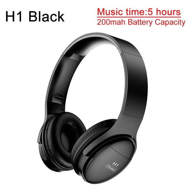 H1 Pro Bluetooth Headphones HIFI Stereo Wireless Earphone Gaming Headsets Over-ear Noise Canceling with Mic Support TF Card