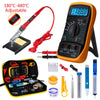 Soldering iron with Digital multimeter kit Adjustable Temperature Auto Ranging AC/DC tester multimetro Welding Tool Kits
