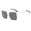 Oversized Square Sun Glasses Ladies 2021 New Luxury Pearl Sunglasses Women Brand Designer Fashion Shades big Square