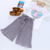 Kids Tracksuit For Girls Clothing Sets 2021 Summer Toddler Girls Clothes Sequins Chiffon Pant 2pcs Outfit Suit Children Clothing