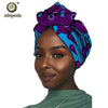 2020 African New Fashion Headwrap Women Cotton Wax Fabric Traditional Headtie Scarf Turban pure Cotton Wax AFRIPRIDE S001