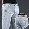 Brand 2020 New Arrivals Jeans Men Quality Casual Male Denim Pants Straight Slim Fit Dark Grey Men's Trousers Yong Man