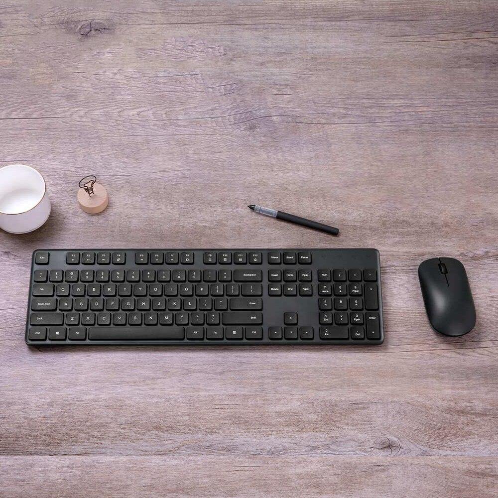 Xiaomi Wireless Keyboard & Mouse Set 2.4GHz Portable Multimedia Full-size Keyboard Mouse Combo Notebook Laptop For Office Home - Surprise store