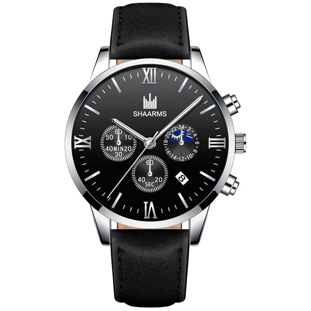 New Top Men Watches Male Calendar Stainless Steel Mesh Casual Quartz Watch Relogio Masculino Men's Business Wristwatch Clock Hot