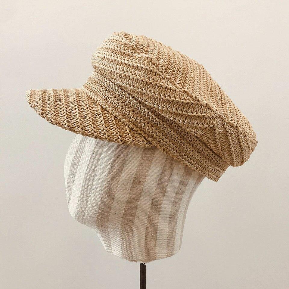 2020 New High Quality Design Military Caps Wisk Material Women Straw Hat With Popular Breathable Visor Cap - Surprise store