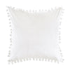 Soft Velvet Pillowcases Solid Cushion Cover Square Decorative Pillows With Balls For Sofa Bed Car Home Throw Pillow