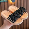New Summer Girls Sandals Slides Kids Beach Sandals Pleated Ruffles Princess Sweet Kids Slippers for Bath Swimming Indoor Outdoor