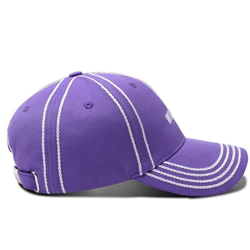 19Spring and Autumn New Letter Embroidery Baseball Cap Men and Women Outdoor Trends Wild Cap Korean Fashion Hat - Surprise store