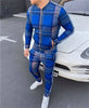 New Men Casual Zipper Set Autumn Thin Mens set Tracksuit Set Male Sweatshirt Sweatpants Fashion Pants+Jackets Two-Piece Sets